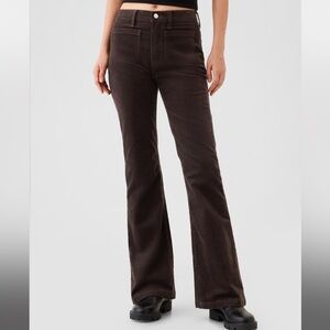 Gap high rise corduroy 70s flare pant, 27 x 30
